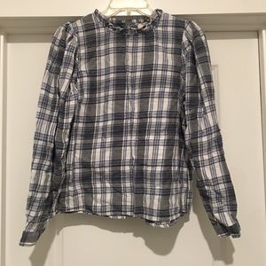 Plaid Universal Thread Long Sleeve Shirt